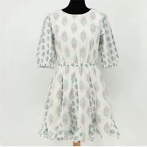 Christian Lacroix White Embellished Ruffled Dress